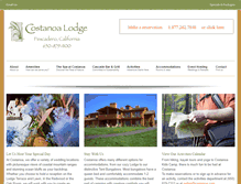 Tablet Screenshot of costanoa.com
